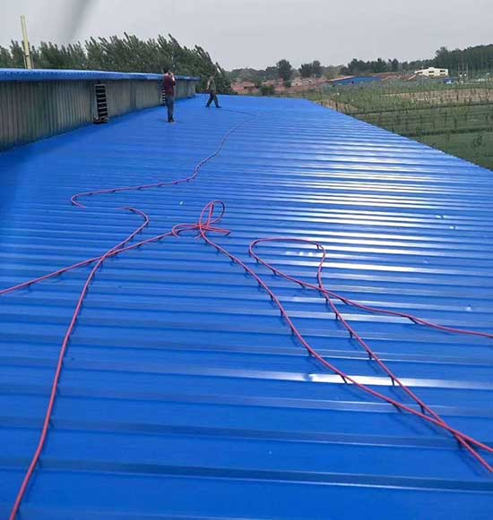 彩鋼瓦防水防腐涂料噴涂施工