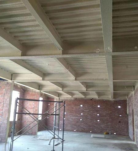 聚氨酯噴涂保溫(圖4) 聚氨酯噴涂保溫屋頂